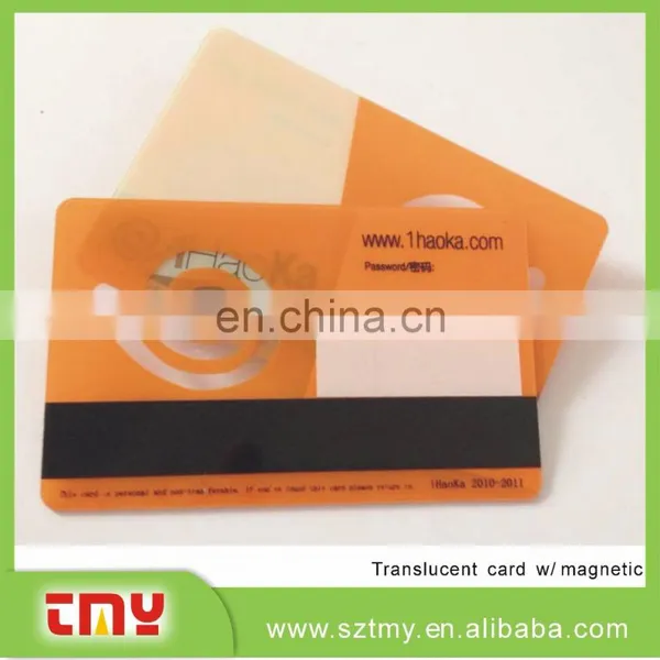 Transparent Plastic Card With Magnetic Strip Printing Machine