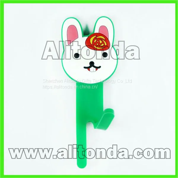 Custom Magnetic Bend Cartoon Animal Cat Dog Hook for Home photo-3