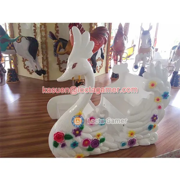 Zhongshan Amusement Park Equipment, Jungle Horse, Luxury Carousel, Merry go Round, 26 Seat for Kids or Adult, Kiddie photo-2
