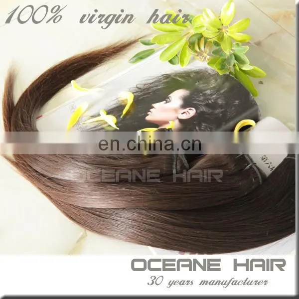2015 New Style Top Grade Best Selling Factory Price Double Drawn 28 Inch Clip on Human Hair Extension photo-5