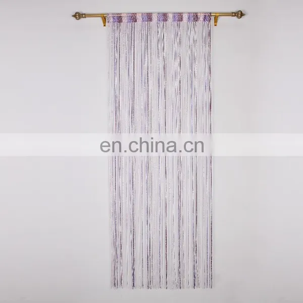 Purple Sheer Custom-made Decorative Door String Curtain