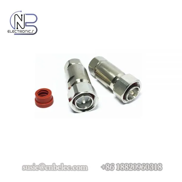 4.3 - 10 Mini Din 4310 RF Male Connectors for 1 / 2 Super Flexible Coxical Cables