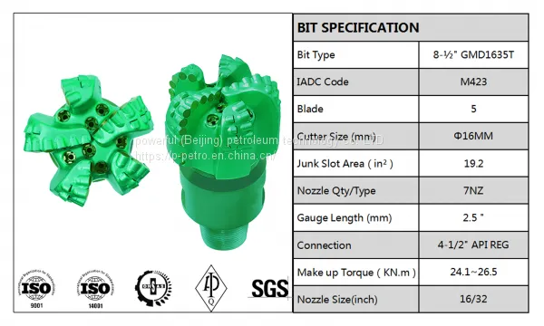 Matrix PDC Bit 8 1-2 GMD1635T photo-5