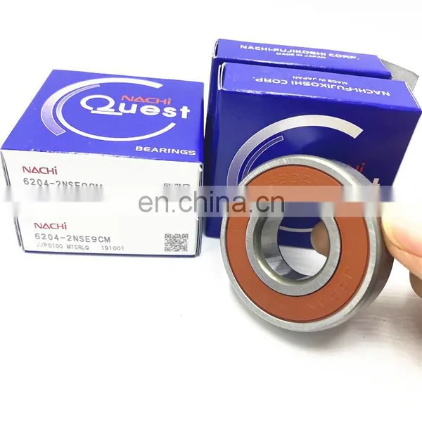 20x47x14 Nachi Radial Ball Bearing 6204 6204-2RS 6204ZZ 6204-2NSE9CM Bearing photo-5