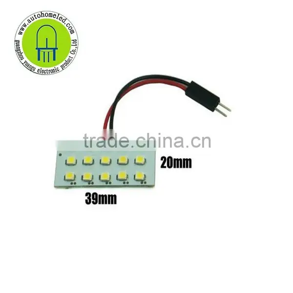 Dome LED Bulb Lamp for Car Interior With T10 Festoon Ba9s Connector 3528 1210 SMD photo-2
