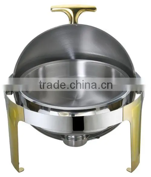 Hot Sale Stainless Steel Roll Top Buffet Chafing Dish for Hotel photo-3