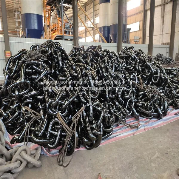 117mm Hot Dip Galvanized Marine Anchor Chain Cable photo-5