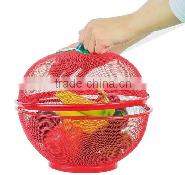 KH Steady Product Quality Cute Apple Shape Fruit Basket photo-2