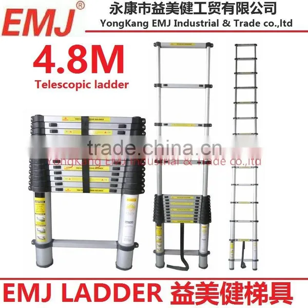4.8m Single Telescopic Ladder