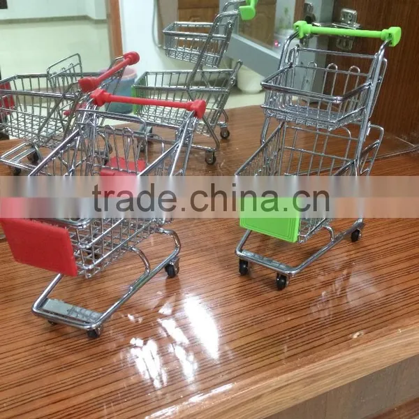 Double Layer Mini Shopping Cart Best Hot Toys For 2015 Christmas Gift Toy Hand Cart 1225 photo-5