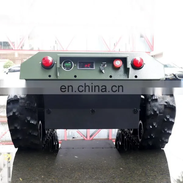 Small Robot Rubber Track Crawler Chassis photo-5