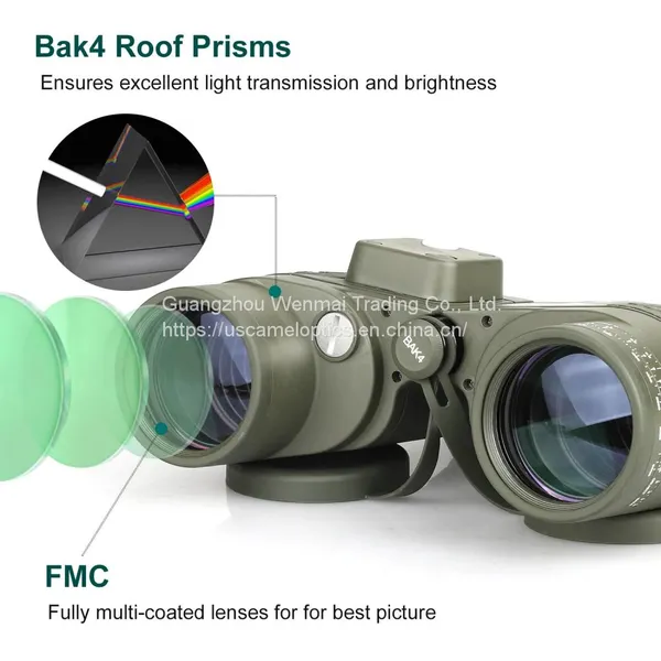 Uscamel 10x50 Marine Binoculars With Rangefinder & Compass photo-4