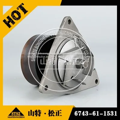 Genuine Komatsu WA430-6 Loader SAA6D114 Engine Water Pump 6743-61-1531 photo-5