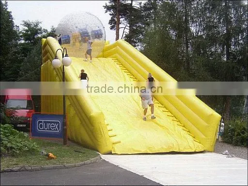 Hot Sale Transparence Colorfull Grass Tpu Pvc Inflatable Body Zorb Balls on Snow for Kids 2.6m/2.8m photo-5