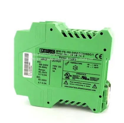 Phoenixe Contact 2938743 Power Supply MINI-PS-100-240AC/2X15DC/1