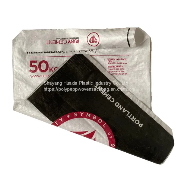 Strong Printed pp Cement Plastic Bags Packaging for Adhesive Cement 25kg 50kg Brand photo-4