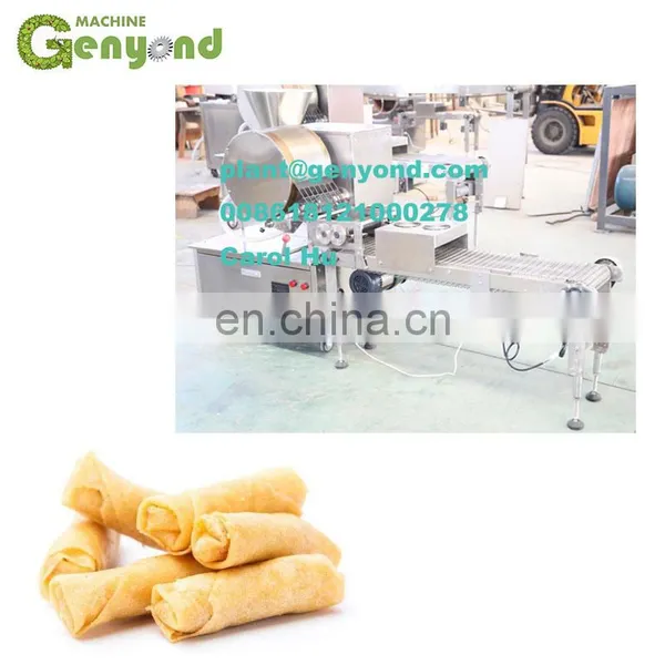 Factory supplier small automatic spring roll making machine