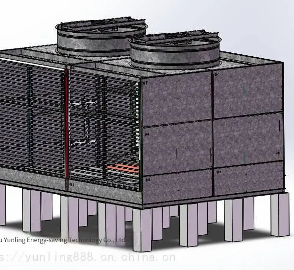 Shengli Oilfield Yunling Cooling Tower Project, High Configuration, Corrosion Resistance, Good Thermal Conductivity photo-4