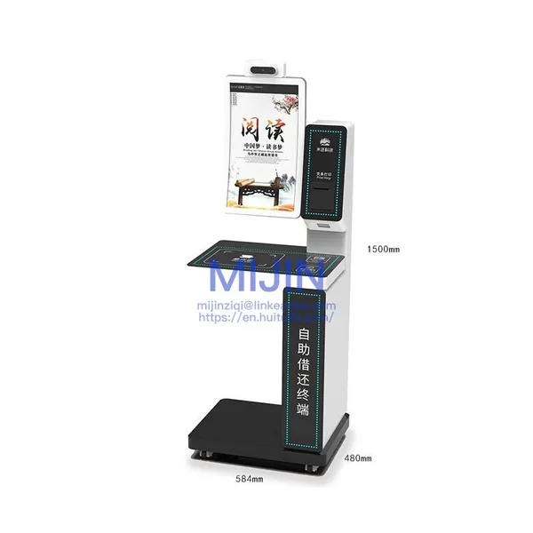 Smart Library Equipment:Self-Service Library Book Borrowing and Returning Kiosk for Borrowing and Returning Books photo-3