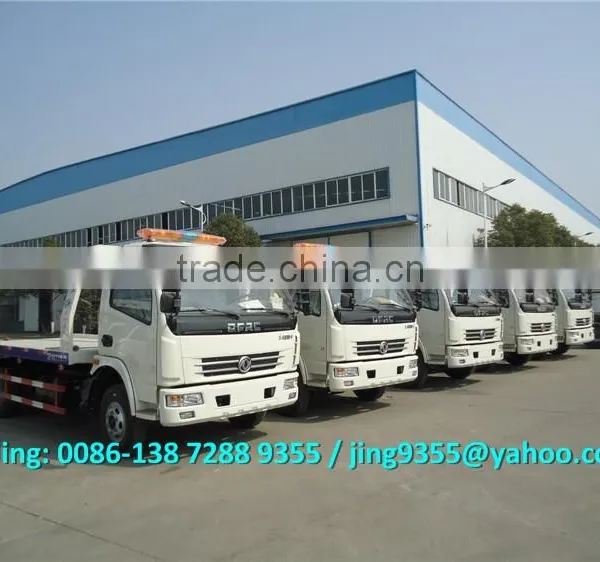 DFAC Euro III Towing Truck, 5600*2350mm Flatbed Tow Truck,cheap Tow Trucks for Sale photo-4