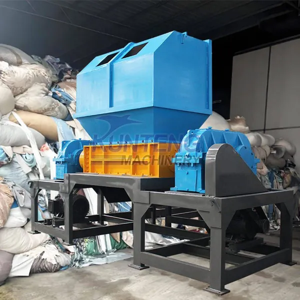 Metal Chip Shredder Wastage Fabric Crusher Sponge Old Clothes Shredder/waste Ton Bags Crusher Shredder Cutter Machine