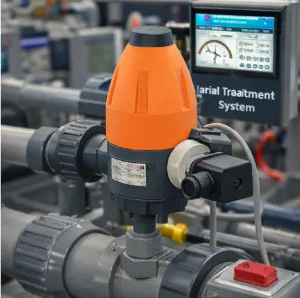 PVC Pressure Retaining Valve With Pressure Switch for Water Treatment Dosing System photo-5