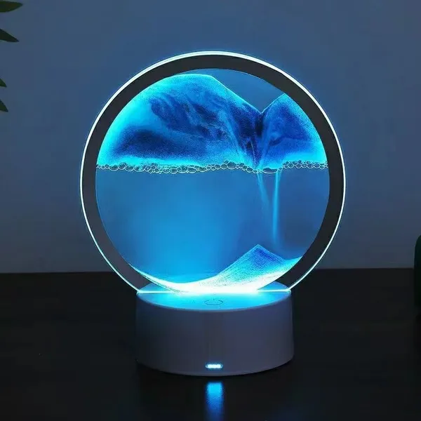 new style sand painting with led lights