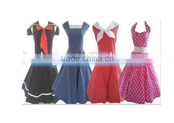 New Classy Audrey Vintage Black 1950's Swing Plus Size Pinup Rockabilly Dresses photo-3