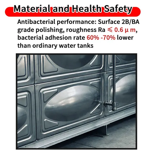 304 Stainless Steel Water Tank, Assembled Fire Water Storage Tank for Building