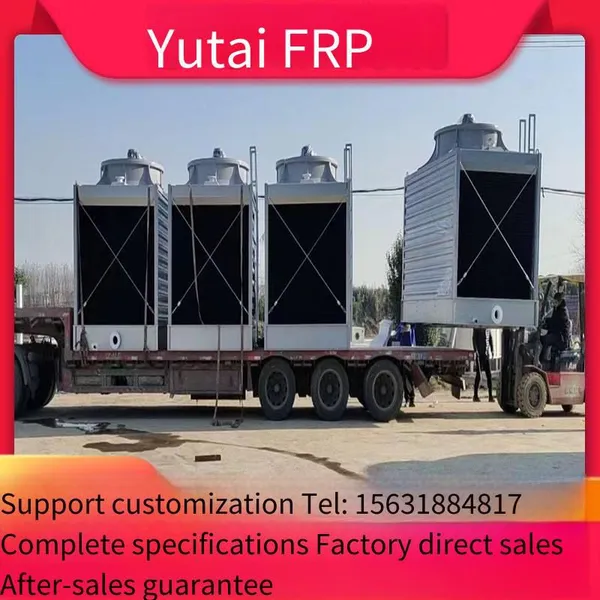 Yutai Circular Sewage Treatment Cooling Tower, Square Counterflow Frp Cooling Tower, Convenient for Maintenance photo-4