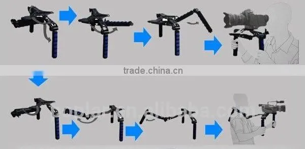 Poplar Transformers DSLR Rig - 1 Shoulder MOUNT for Camera Dslr photo-4