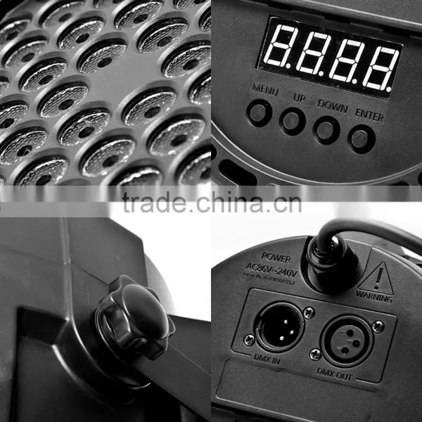 54X3W LED DJ PAR Light RGBW 162Watt DMX 512 Stage Lighting Disco Projector photo-3