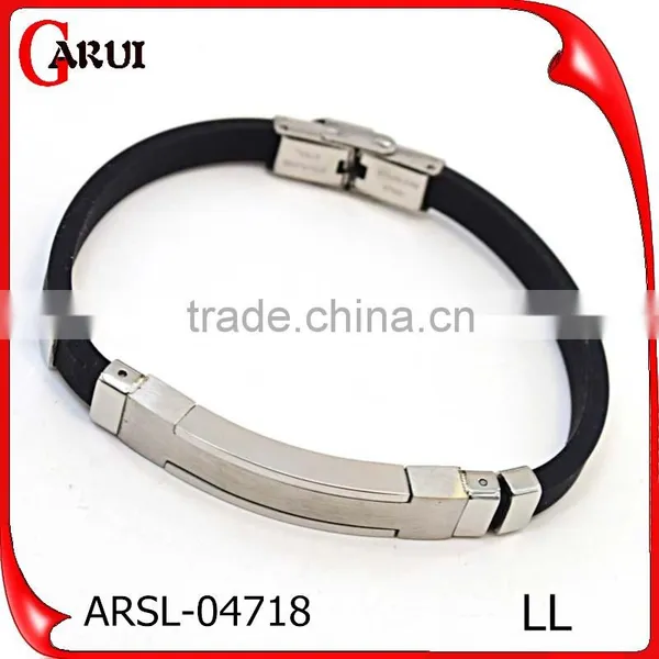 Customize New Products 2016 IP Plate Color Silicone Bracelet With Logo photo-6