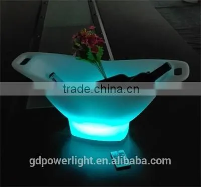 PE Plastic Fruit Tray With LED Light and Remote Control 6530E photo-5