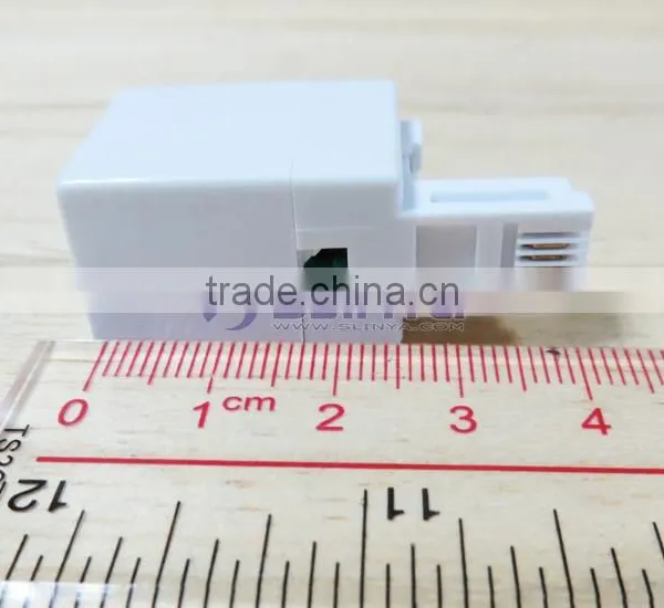 RJ11 to BT Telephone Phone Socket Plug Adapter Converter US to UK photo-5