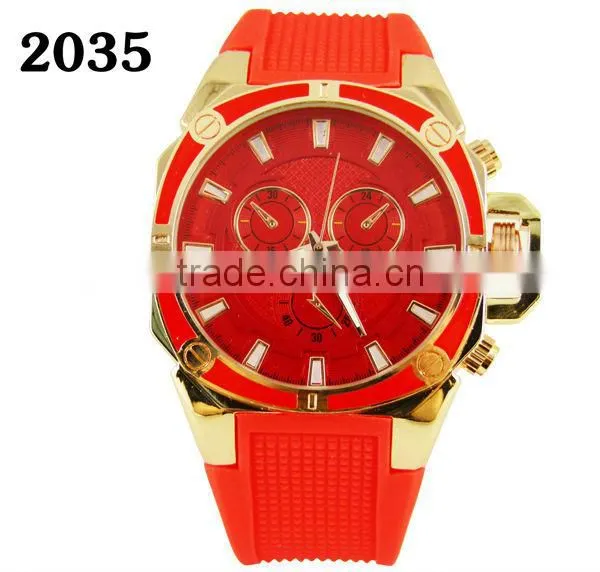 2015 Hot Selling Wholesale Silicone Band Watch for Girl and Boy photo-4