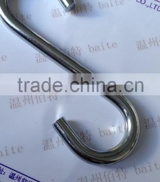 Meat Hook, S Hook,kitchen s Hook Chrome Plate Steel Electric Galvanized S Shaped Hook OEM Service photo-3