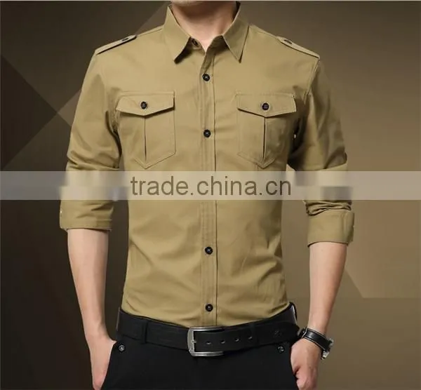 Factory Top Quality Cheap Price Cotton Custom Man Shirt photo-4