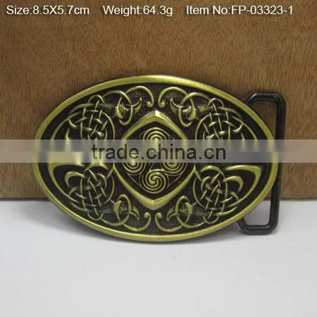 Custom Brand Name Buckle Plate Metal Belt Buckle photo-5
