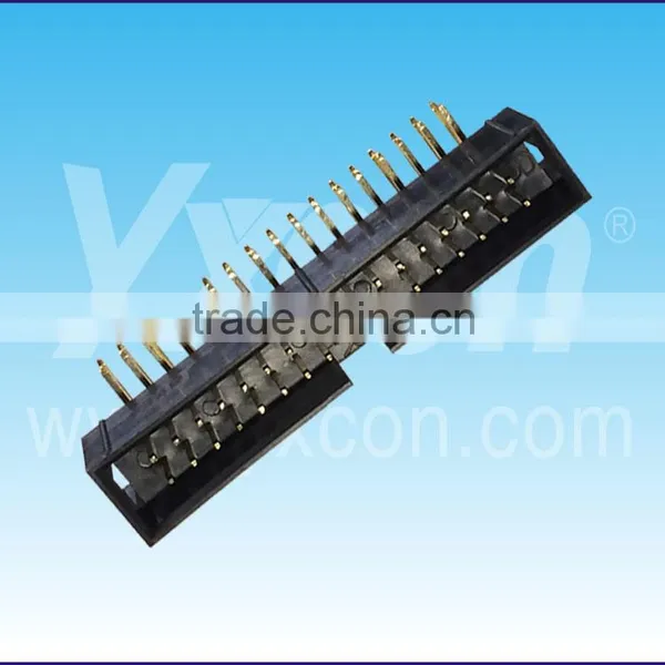 Dongguan Factory Price 2.54mm Pitch Fine Quality Dual Row Right Angle Box Header photo-5