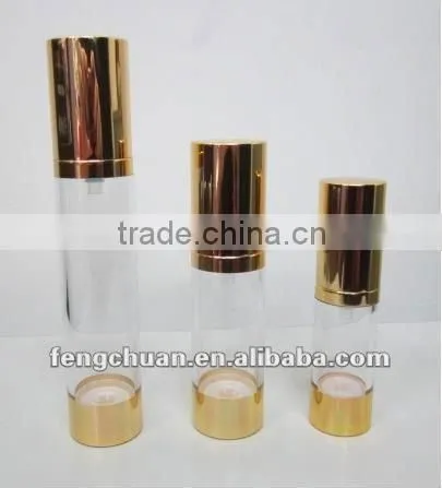 PETG Clear Airless Bottle 15ml 20ml 30ml 50ml