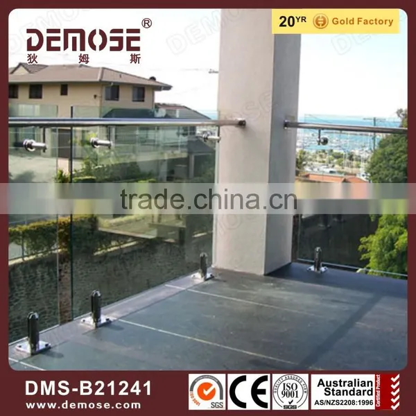 Acid Etched Glass Railings/glass Railing Clamp
