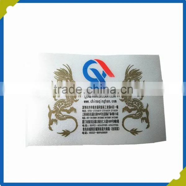 High-grade Woven Labels Custom Size Woven Printed Labels for Garment Accessories