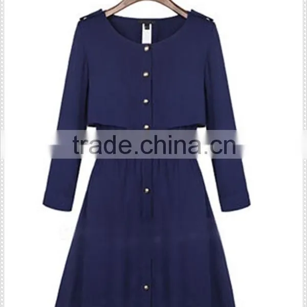 OEM Ladies Dresigner Coat Dress Blouse Dress Coat Dress photo-2