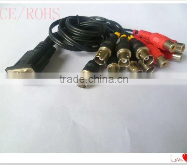 G-KARVE HDB15P M 8black BNC F 4red RCA F Cable