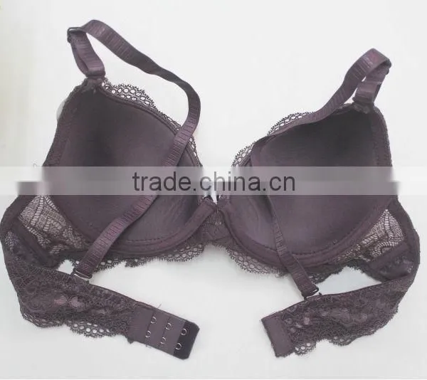 Thin Cup Sexi Young Girl Bra Transparent Lace Bra photo-2