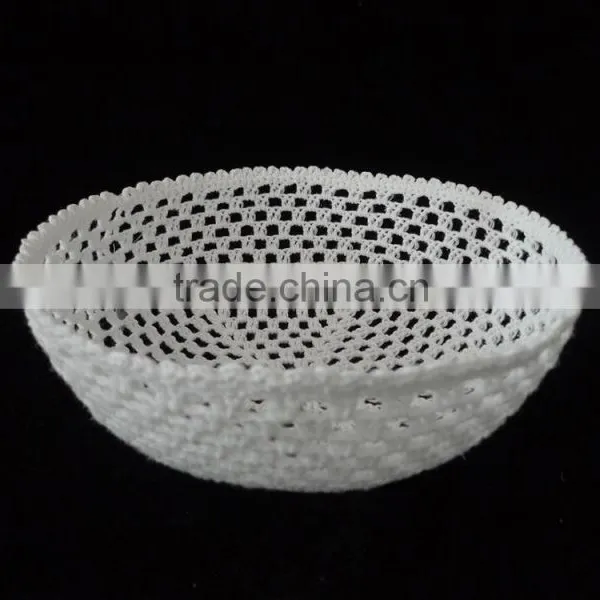 Fashionable Crochet Cotton Bowl photo-2