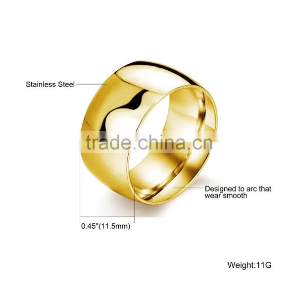 Custom Made Stainless Steel Jewelry Gold Finger Ring Rings Design for Men With Price photo-6