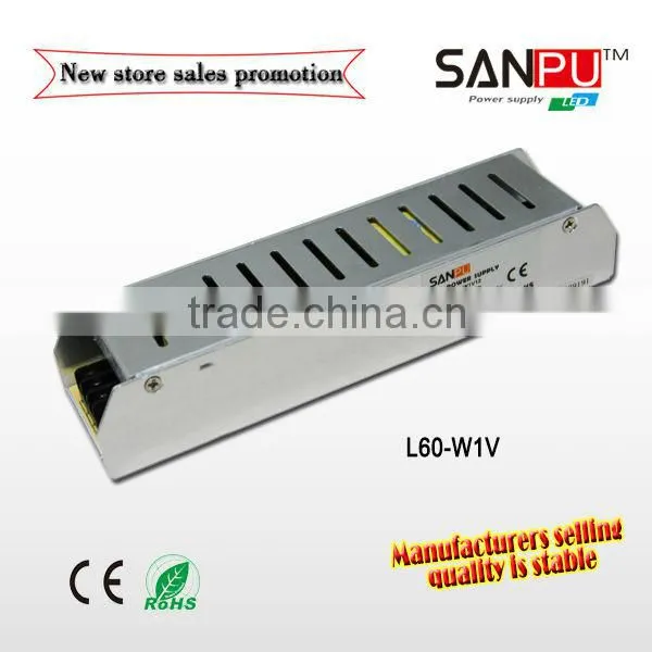 60W 220V 12v 24v Led Driver Dimmable