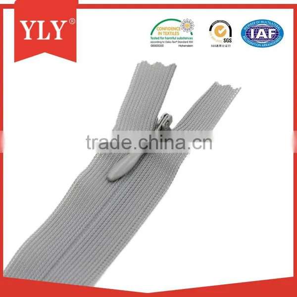 Beautiful Color Invisible Zipper With Water Drop Type Slider photo-2